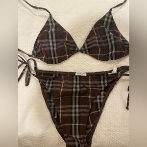 Authentic Burberry London string bikini